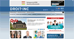 Desktop Screenshot of droit-inc.com